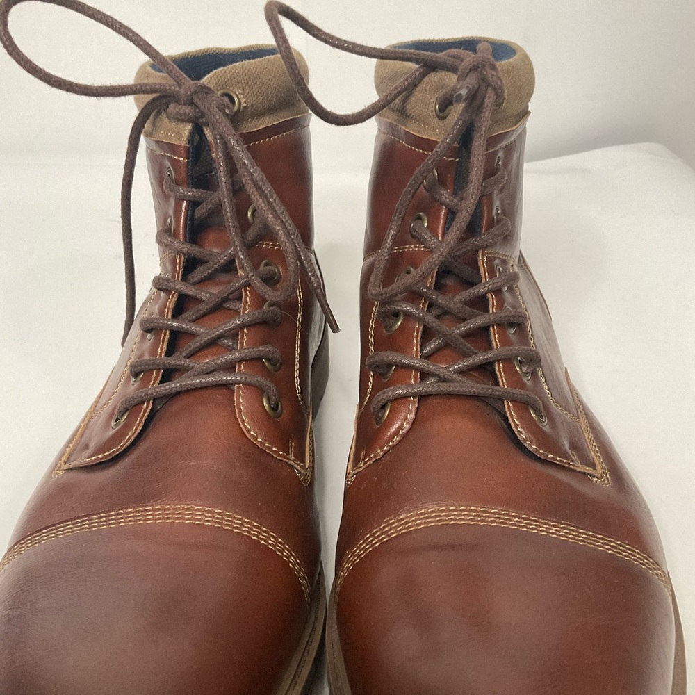 Miralto Men’s Brown Lace-Up Casual Ankle Boots; Like New Size 11D. - Picture 6 of 12